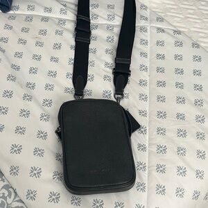 Coach Black Leather Crossbody Bag